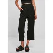 Womens straight leg Culotte black