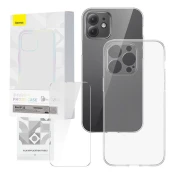 Transparent Case and Tempered Glass set Baseus Corning for iPhone 12 (6932172629700)