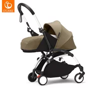 stokke yoyo3 otroški voziček 0+ toffee (white frame)
