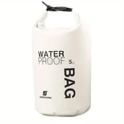 Nepremočljiva prenosna vreča za shranjevanje - Dry Bag - Bela