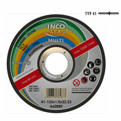 shumee Kovinski disk Incoflex 125*1,6 večnamenski kovinski / PVC / betonski...