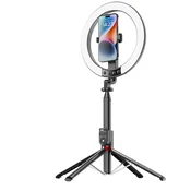 Blavec Aura Pro RGB Selfie kružno LED svjetlo + stativ 2.3m, crno (RLP50-TRB23)