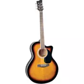Jay Turser JTA-444CET Tobacco Sunburst elektro-akusticna gitara