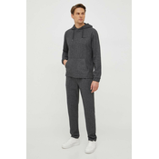 Pulover Pepe Jeans Mondra moški, siva barva, s kapuco