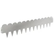 vidaXL vidaXL Robovi trave 20 pcs 103 x 20 cm Jeklo Srebrna, (5000301470)