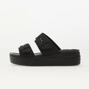 shumee CROCS BROOKLYN NIZKI SANDALI S POTENIM ČEVLJEM Ž 207431 W7 IN EU 3738 ČRNA