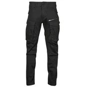 G-Star Raw Hlače cargo rovic zip 3d regular tapered Črna