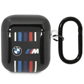Ovitek BMW Multiple Colored Lines za AirPods 1/2, črna