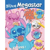 Pobarvanka Disney Megastar Stitch z nalepkami