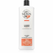 Nioxin System 4 nežni šampon za barvane in poškodovane lase 1000 ml
