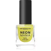 Dermacol Neon Mania lak za nohte odtenek 4 Lemon pop 5 ml