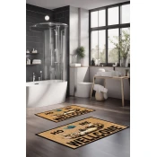 Lessentiel Maison Set prostirki za kupatilo CT-5159, 2 Komada, Šarena