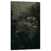 shumee Platno s sliko Naravne hiše v gorah 60x100 cm