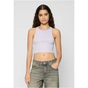 Womens Cropped Rib Top 2-Pack Softseagrass+Lilac
