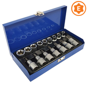 Torx bit nastavki in ključi 1/2, 17 kosov