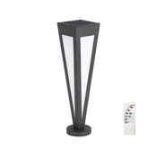 LED solarna lampa LED/2W/3,7V IP65 3000K crna