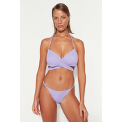 Trendyol lila zapestnica kravata bikini na vrh