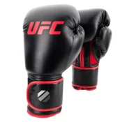 UFC UFC Muay Thai Style Training Gloves, Black/Red - 10oz, (20515065)