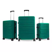 AGA Travel set potovalnih kovčkov MR4657, temno zelen