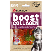 Flamingo Boost Collagen Chips s govedinom - 3 x 60 g