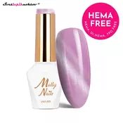 MOLLY NAILS CAT EYE gel lak 167 - Crystal Purple