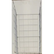 Grid laundry basket, 430x500x250mm, chrome - Aqualine - 24 - 14