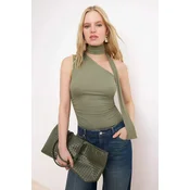 Trendyol Milla Ženska bluza, Kaki