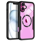 Hibridni Full body ovitek Techsuit ColorVerse 360 MagSafe za iPhone 16 Plus - black