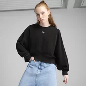 Puma WARDROBE ESS OVER-OVERSIZED CREW TR, ženski pulover, crna 629748