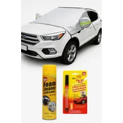 Auto Care 3u1 Paket : Zaštitna Cerada + Olovka za Ogrebotine + Pena za Cišcenje