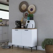 Hanah Home Polica za kuhinju JE190-3793, 90.2x78.6x40 cm, Bela