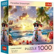 Trefl Puzzle 1000 USA Collection: Snežak iz raja