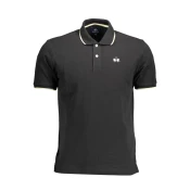 LA MARTINA MEN'S SHORT SLEEVE POLO BLACK