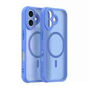 Hibridni ovitek HaloFrost II MagSafe za iPhone 17 - sky blue