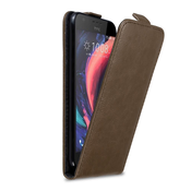 Cadorabo Cadorabo Ohišje, združljivo z HTC Desire 10 LIFESTYLE / Desire 825 v kava rjava - Zaščitni ovitek v obliki flipa z magnetnim zapiranjem, (20562615)