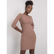 Dress-LK-SK-508687.17P-dark beige