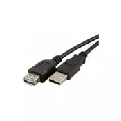 Kabl USB A-M/A-F 3m produžni Linkom