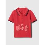 Gap Otroška polo majica z logotipom 2YRS