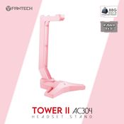 Stojalo za slušalke AC304 Tower II, Sakura, Fantech
