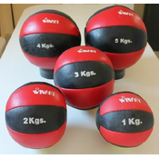 Usnjena medicinska žoga, 4 kg WINART