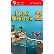 Poly Bridge 2 - Steam koda brez škatlice (WINDOWS PC | STEAM DECK)