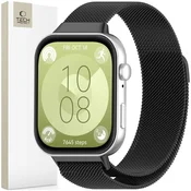 Tech-Protect MilaneseBand za Huawei Watch Fit 3 - črna