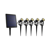 SET 5x LED Zunanja svetilka s solarnim panelom LED/4000 mAh IP44