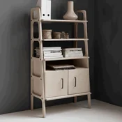 Hanah Home polica za knjige CPT4673-75, 75 cm, prirodno drvo