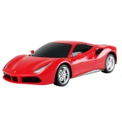 slomart RASTAR RC avto Ferrari 488 GTB, 1:24, črn