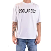 Dsquared2 bela majica s kratkimi rokavi