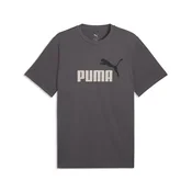 Puma Muška majica Ess 2 Color No. 1 Logo Tee, 684708-77, Siva