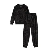 WE Fashion Pižama antracit/črna
