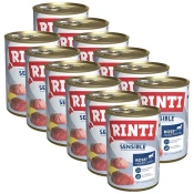 Konzerva RINTI SENSIBLE konj, jetra & krumpir 12 x 400 g