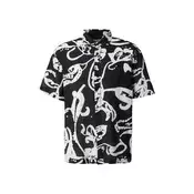 JACK & JONES Srajca JORMONTAUK  črna / bela